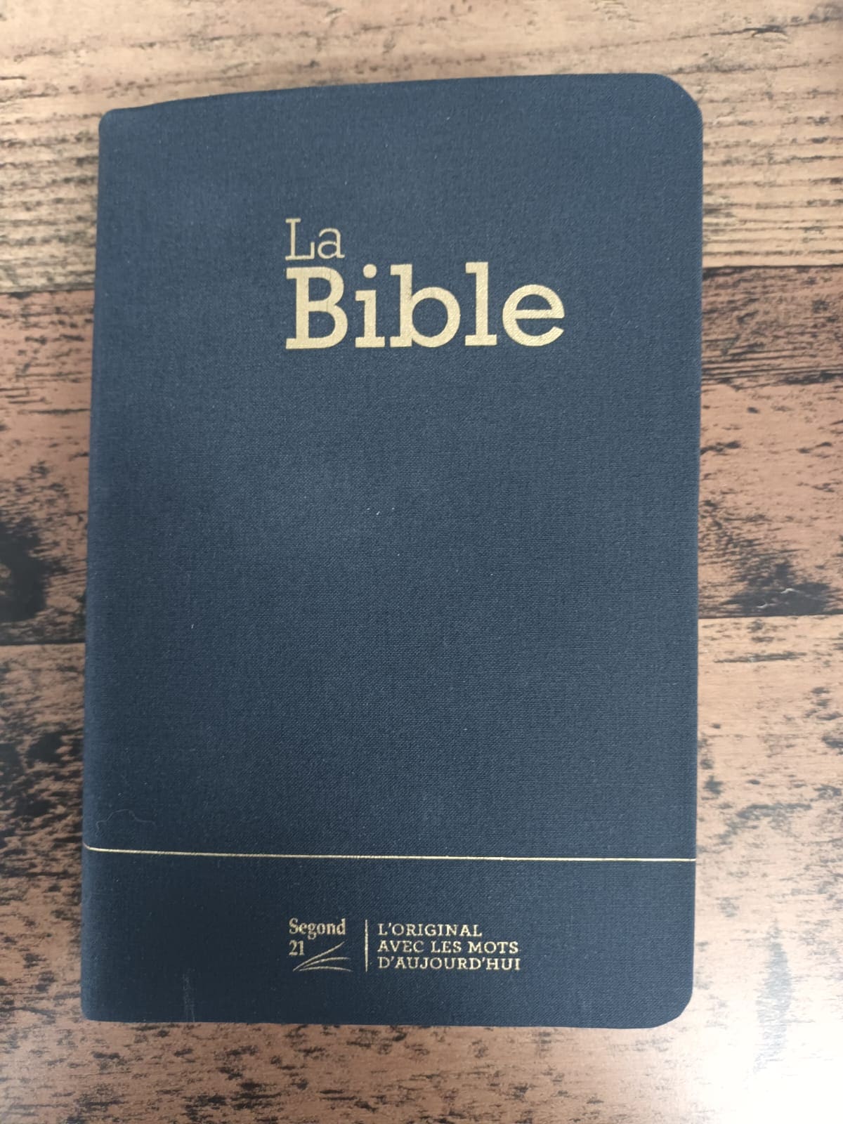 Bible Segond 21 compacte Couverture souple toile anthracite