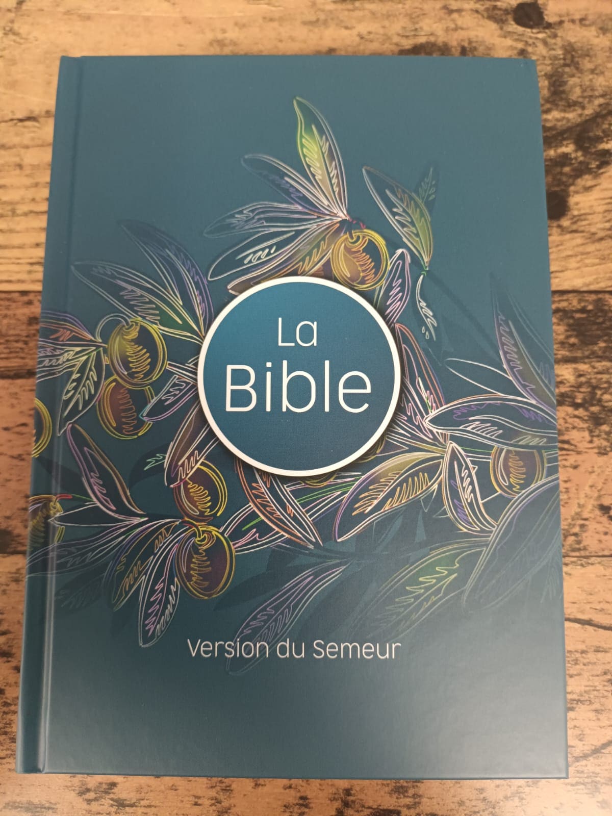 Bible Semeur 2015 Couverture rigide illustrée olivier, tranche blanche - Plan de lecture en 2 ans