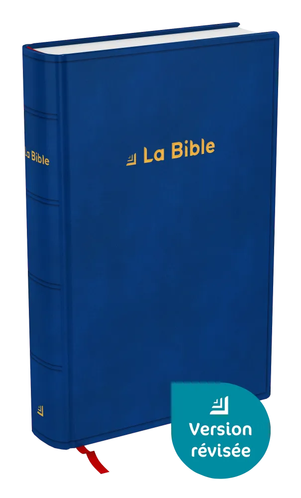 Bible Darby révisée format compact, rigide bleu