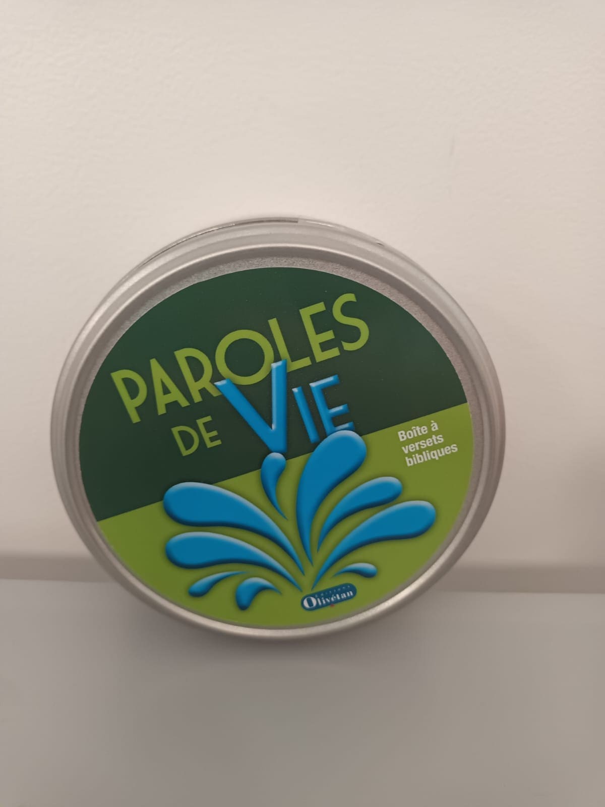 Boîte à versets bibliques Paroles de vie - Poursuis la paix
