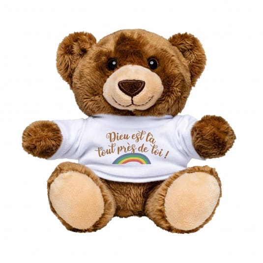 Petite Peluche ours "Teddy" marron foncé